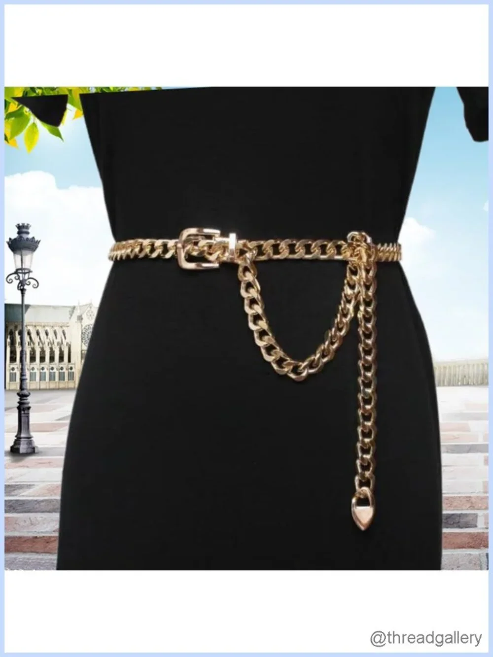 Metal Waist Chain Belt Adjustable Body Belly Jewelry Coin Pendant